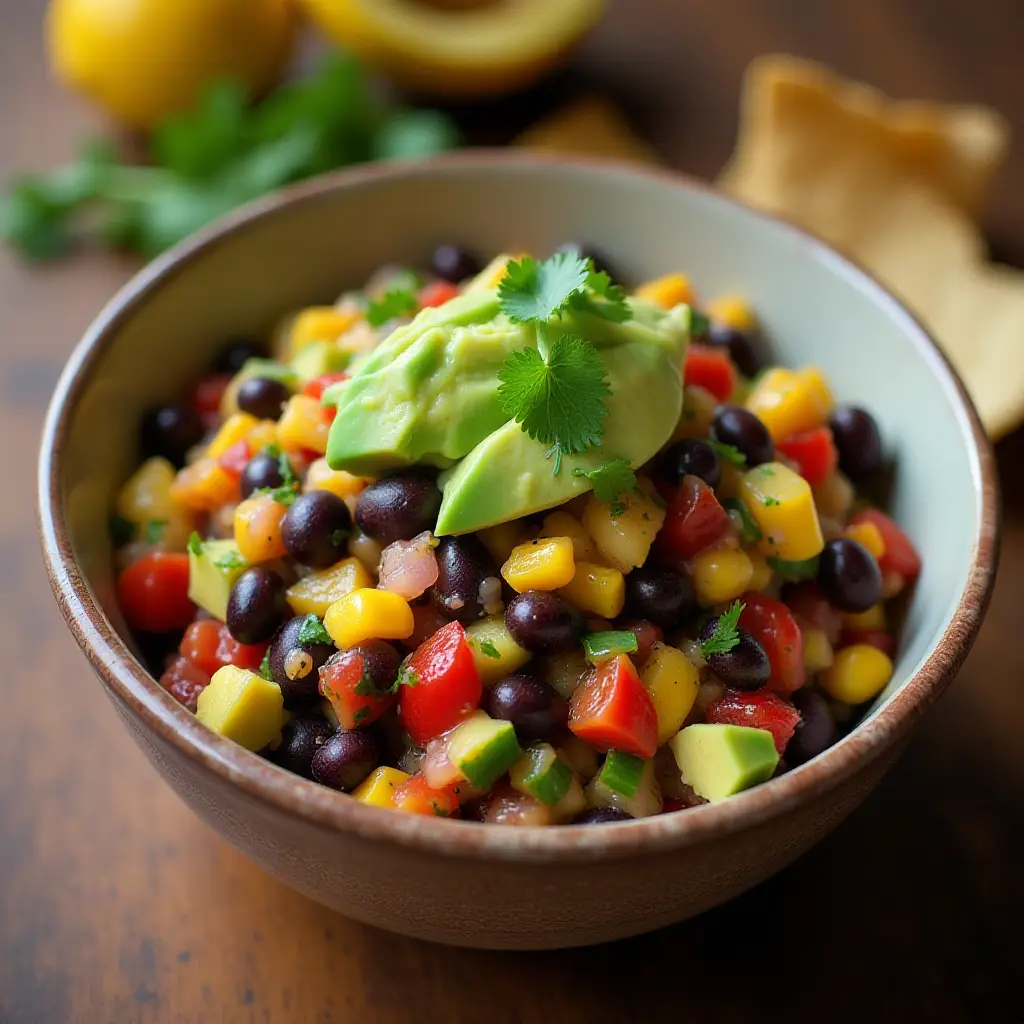 Black Bean Avocado Salsa