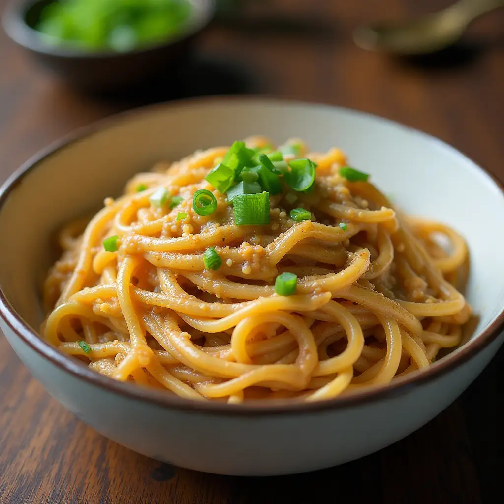 Cold Sesame Noodles with Spicy Peanut Sauce