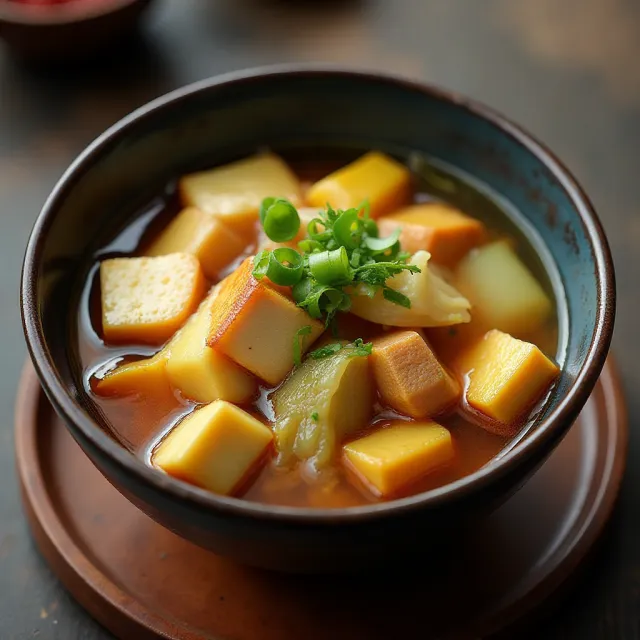 Korean Tofu and Vegetable Soup