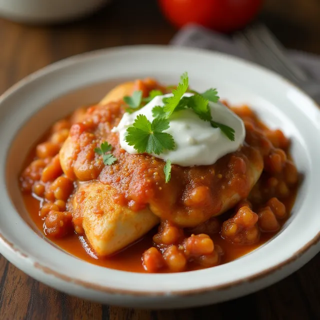 Super Easy Slow Cooker Chicken Enchilada Meat