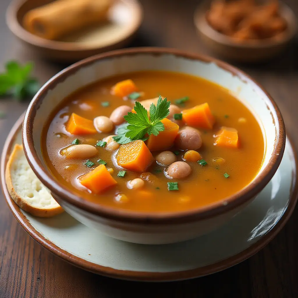 Bean and Butternut Squash Soup
