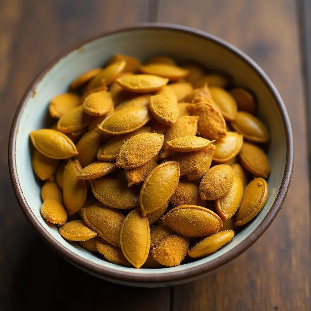 Sweet Curry Pumpkin Seeds