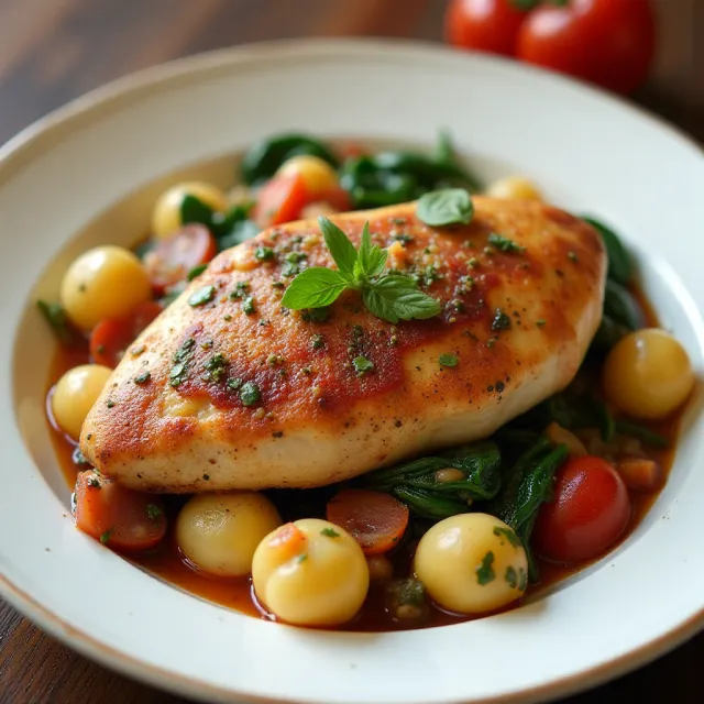 Chicken with Gnocchi