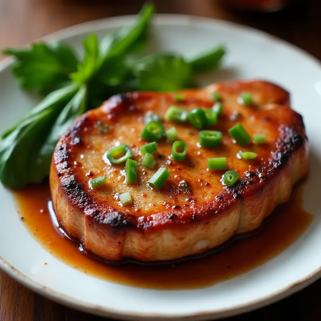 Asian Marinated Pork Chops