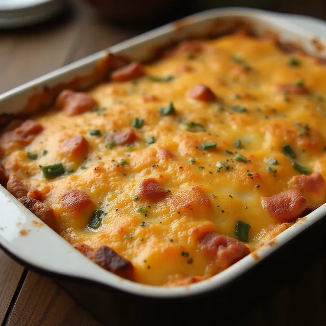 Overnight Christmas Breakfast Casserole