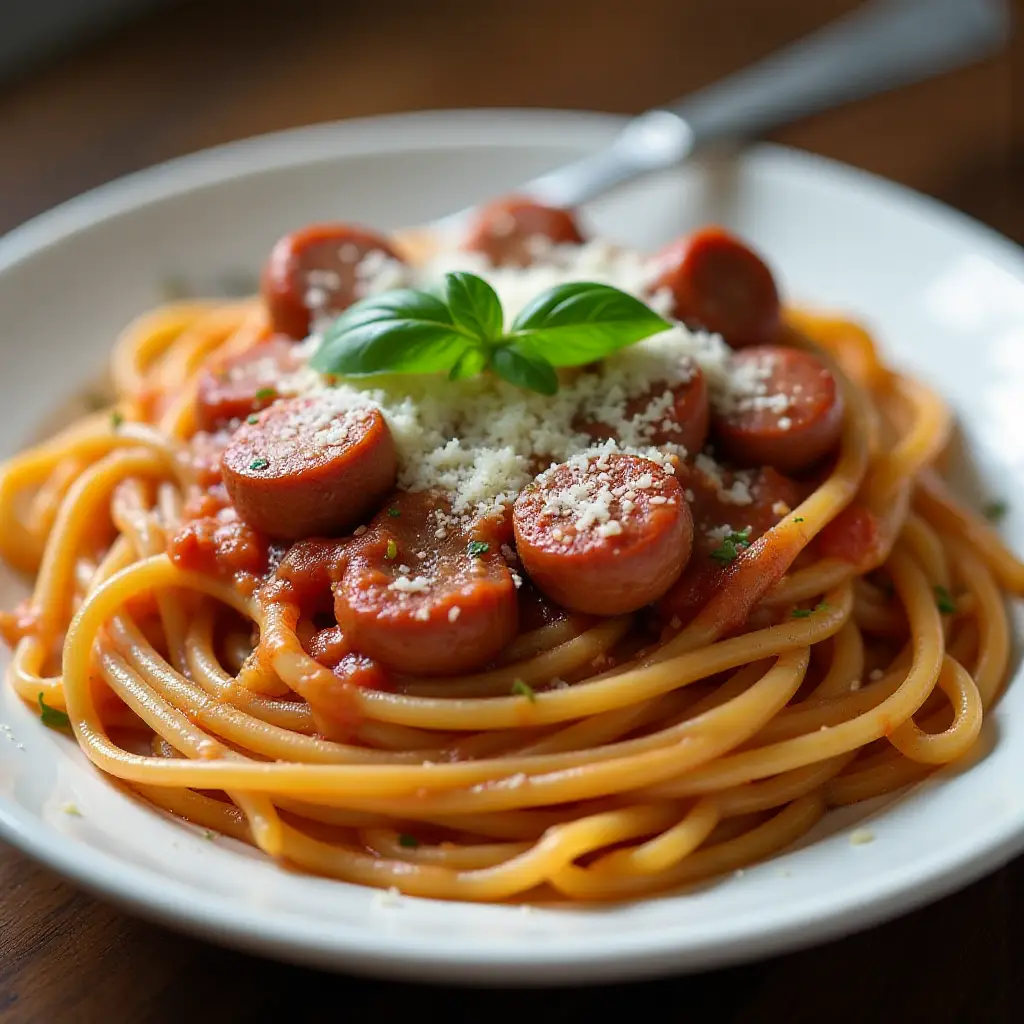 Italian Sausage Spaghetti
