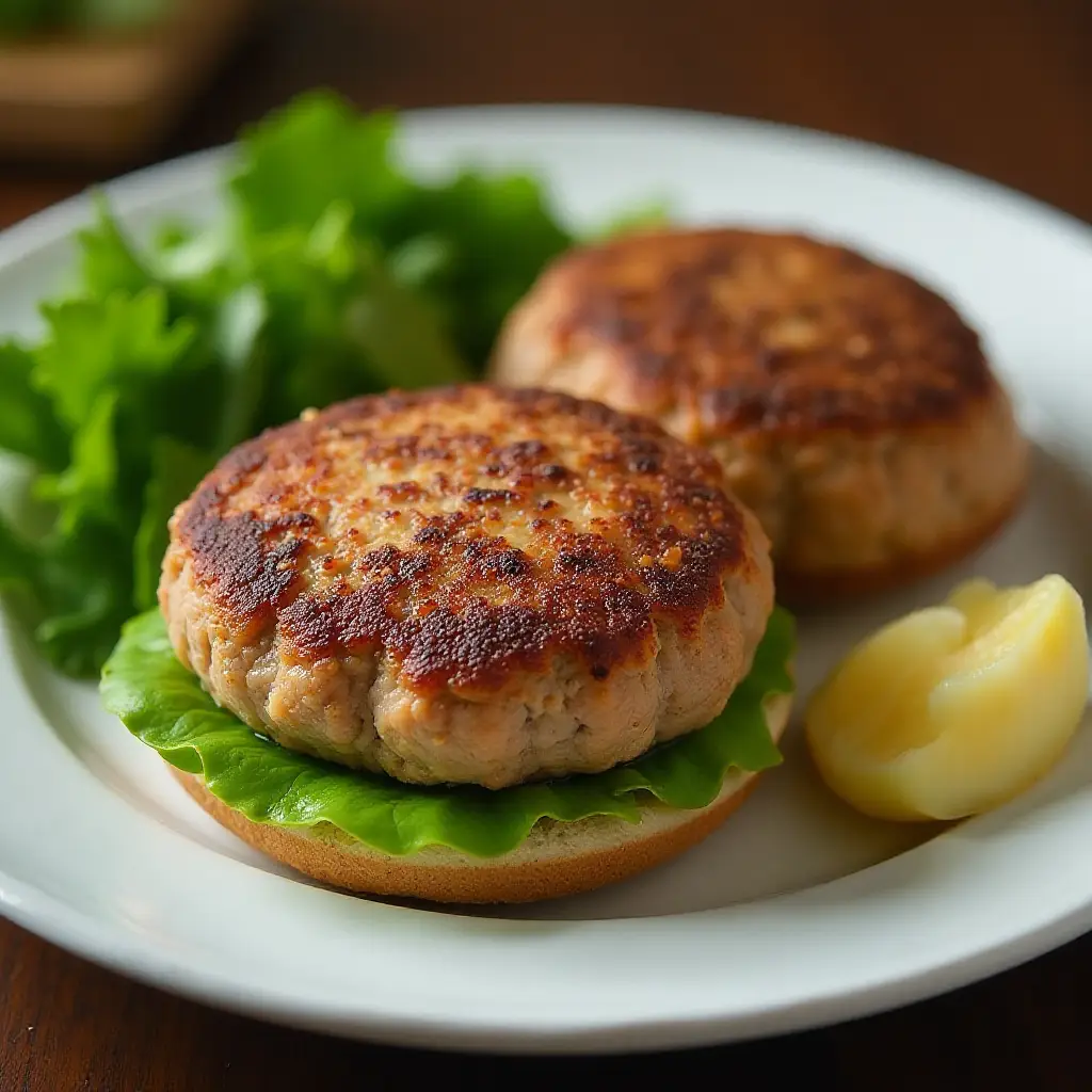Pan-Fried Turkey Burgers