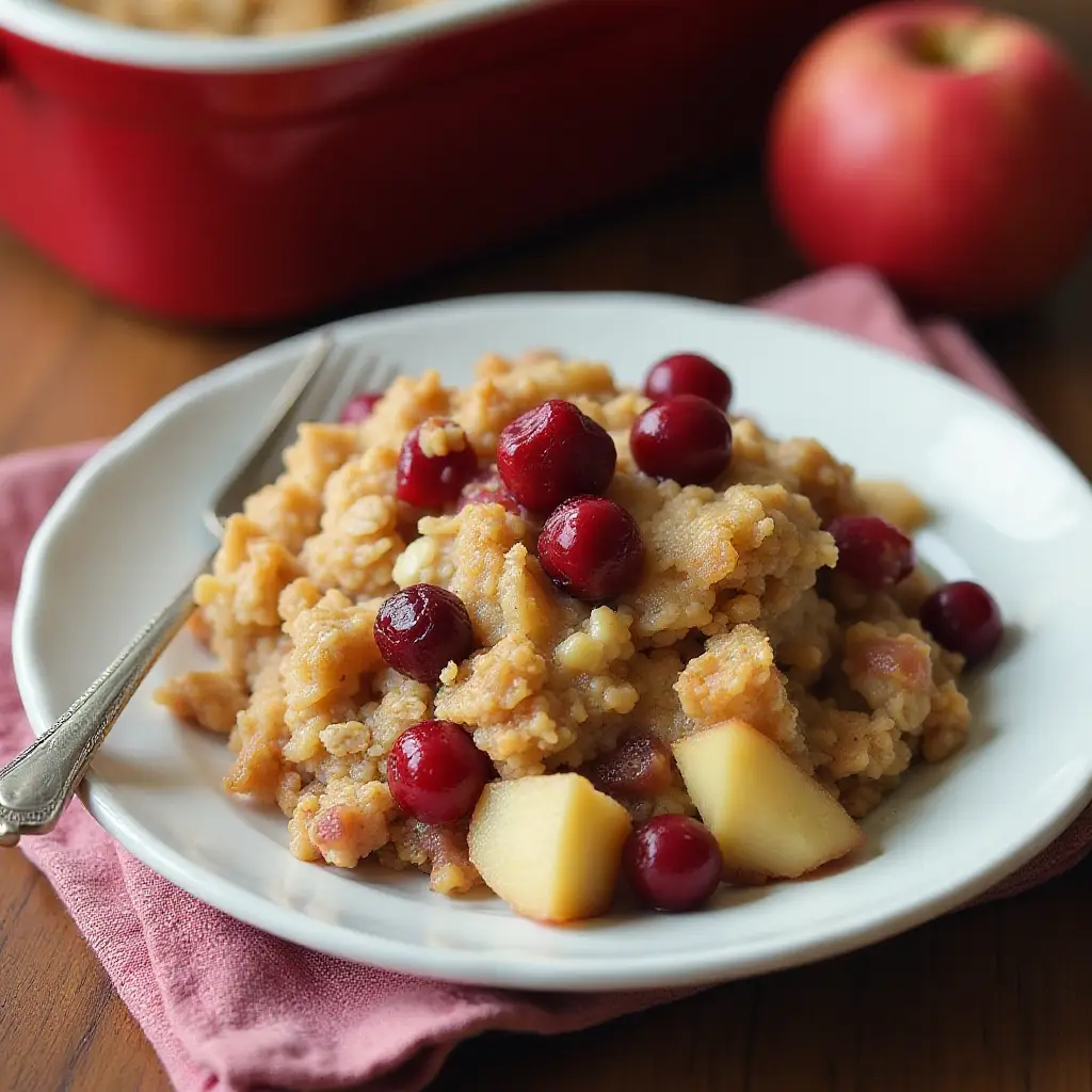 Baked Cranberry Oatmeal