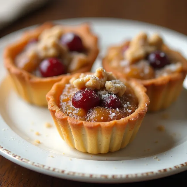 Toffee Cherry Butter Tarts