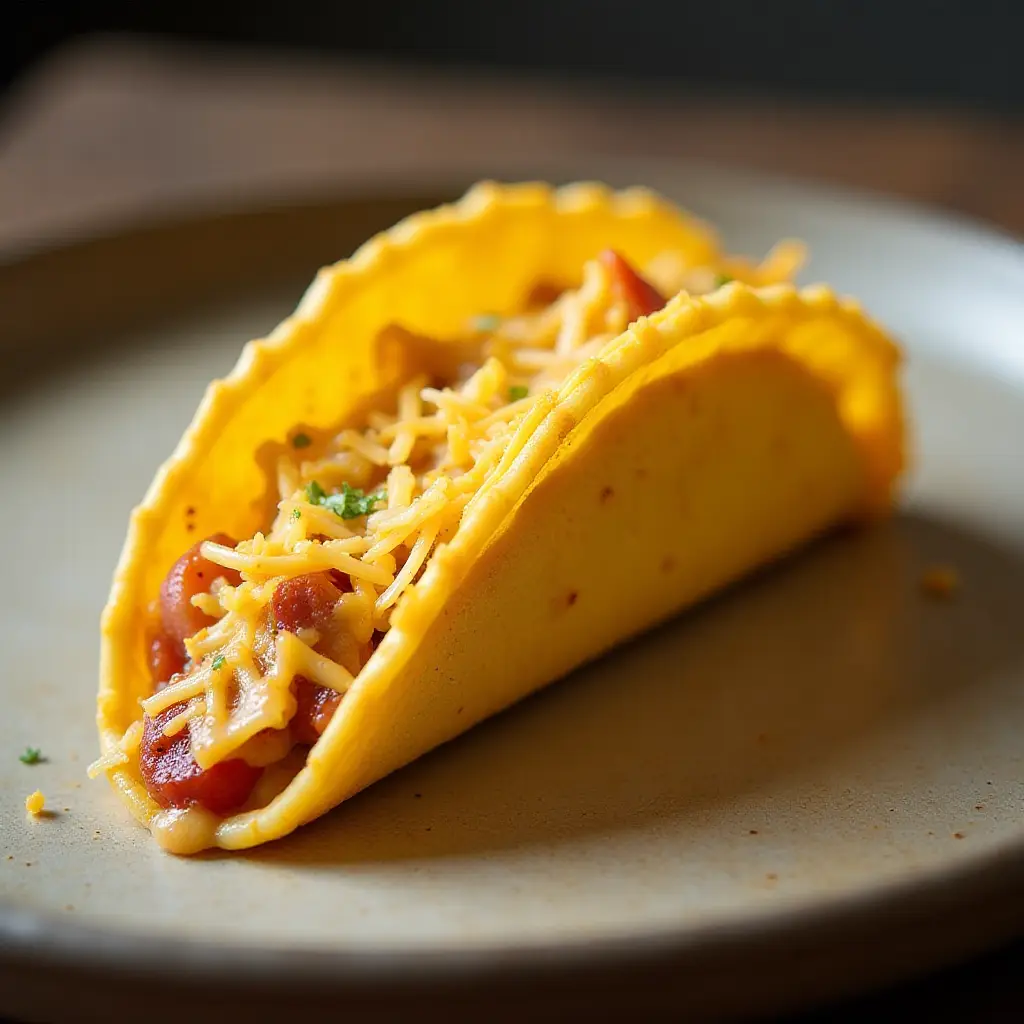 Low-Carb Keto Cheese Taco Shells