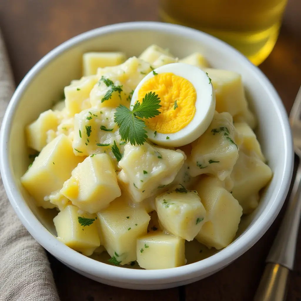 Creamy Dill German Potato Salad