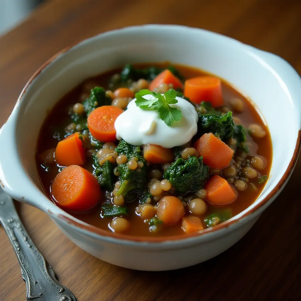 Crock Pot Vegetable Lentil Stew