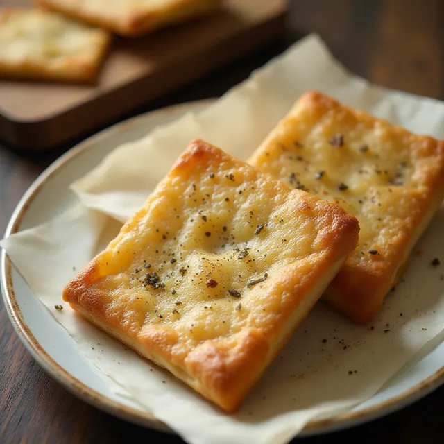 Everything Seasoning Phyllo Crackers