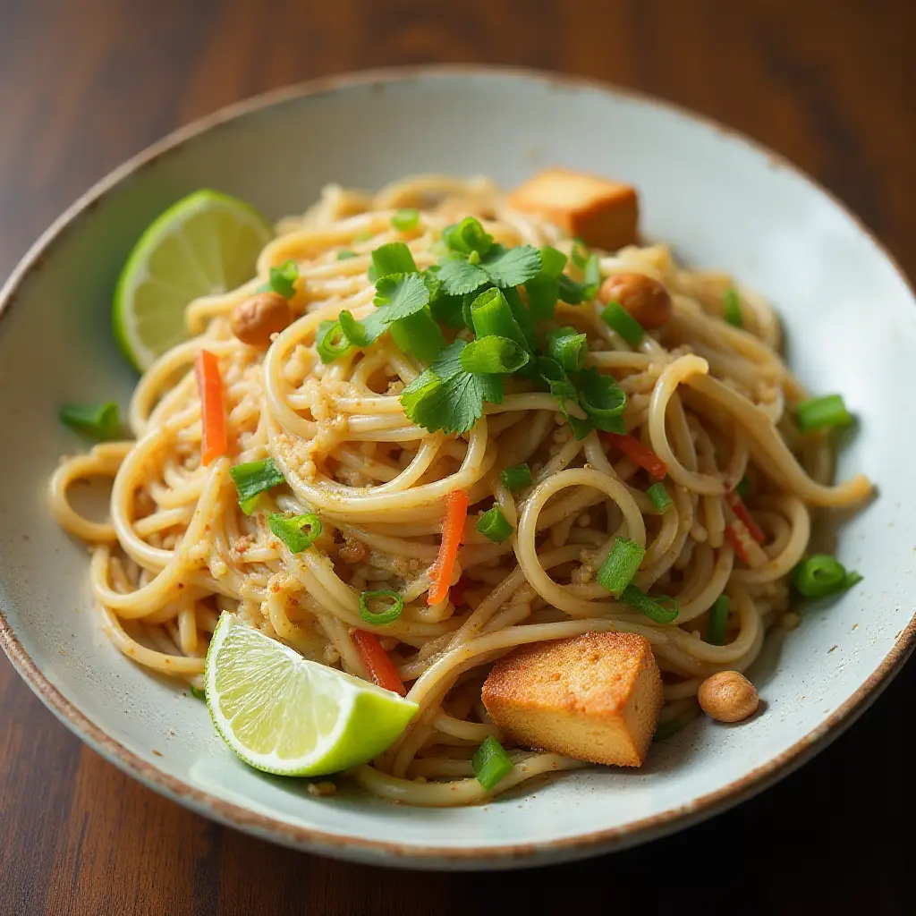 Authentic Pad Thai Noodles