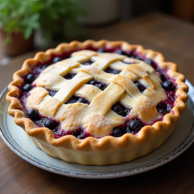 Blueberry Raspberry Pie