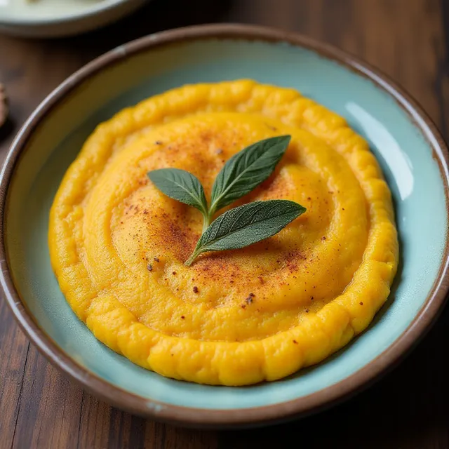 Baked Pumpkin Polenta