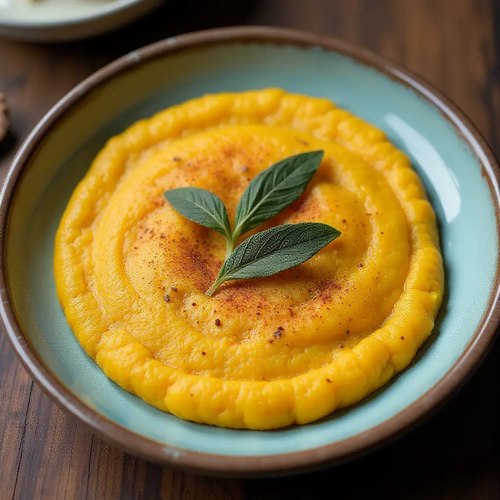 Baked Pumpkin Polenta