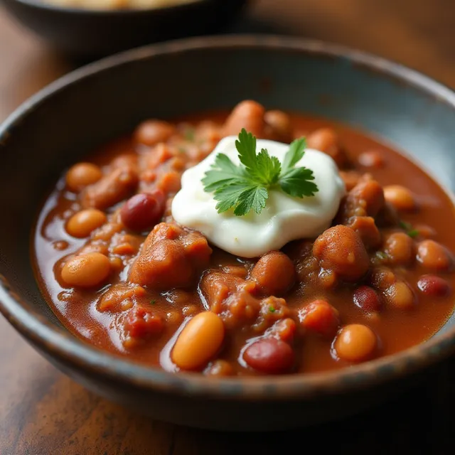 Slow Cooker Turkey Chili