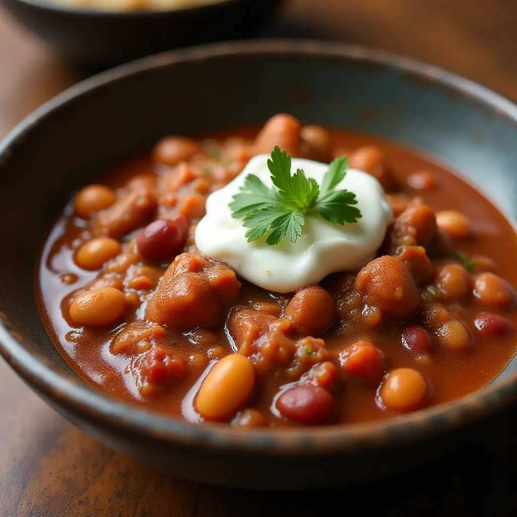 Slow Cooker Turkey Chili