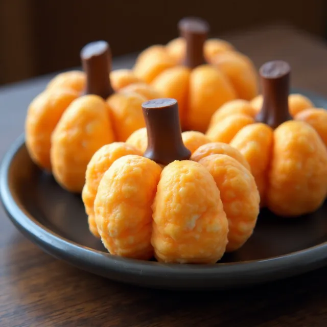 Halloween Popcorn Pumpkins