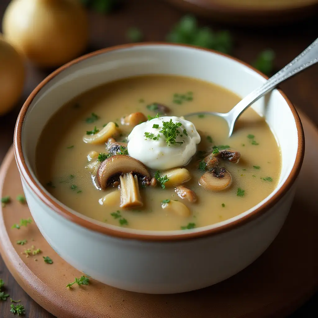 Joe's Homemade Mushroom Soup
