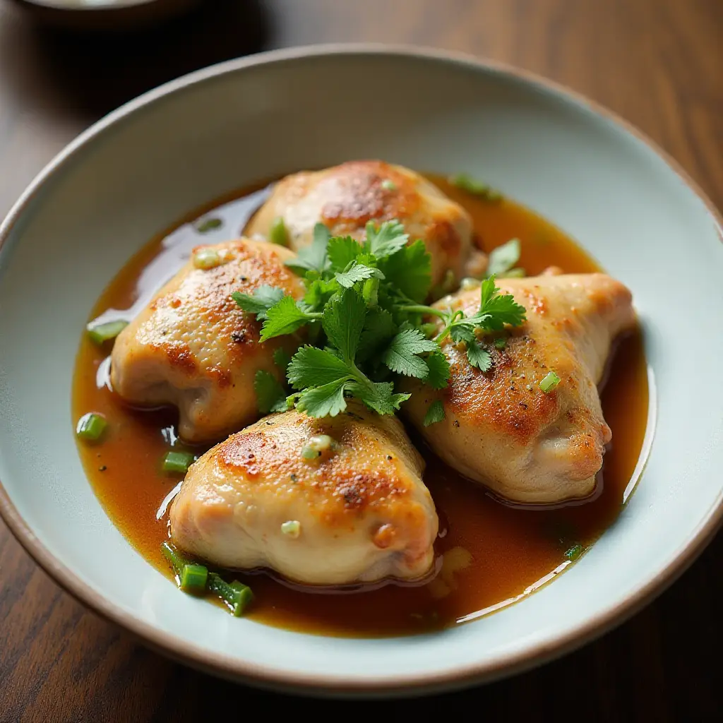 Thai-Inspired Steamed Chicken Thighs