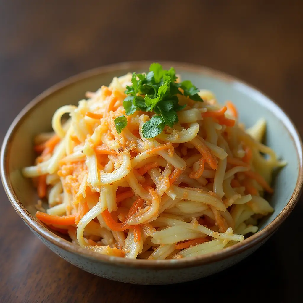 Quick and Easy Kimchi Salad