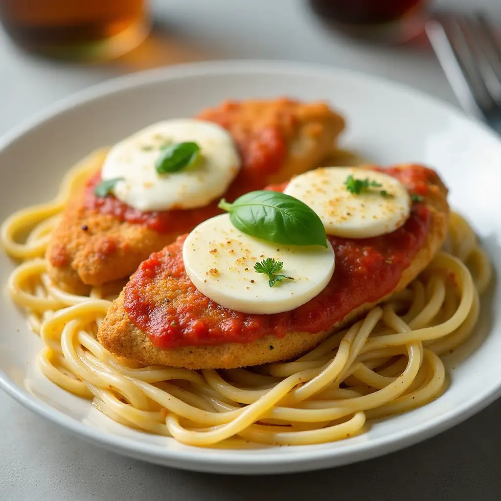 Quick Air Fryer Chicken Parmesan