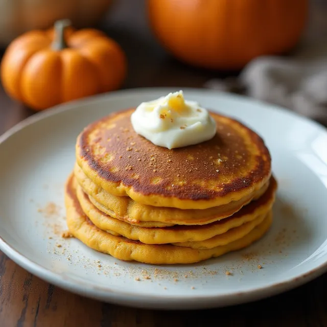 Simply Pumpkin Pancakes