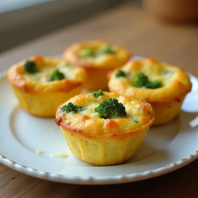 Crustless Cottage Cheese Mini Quiches