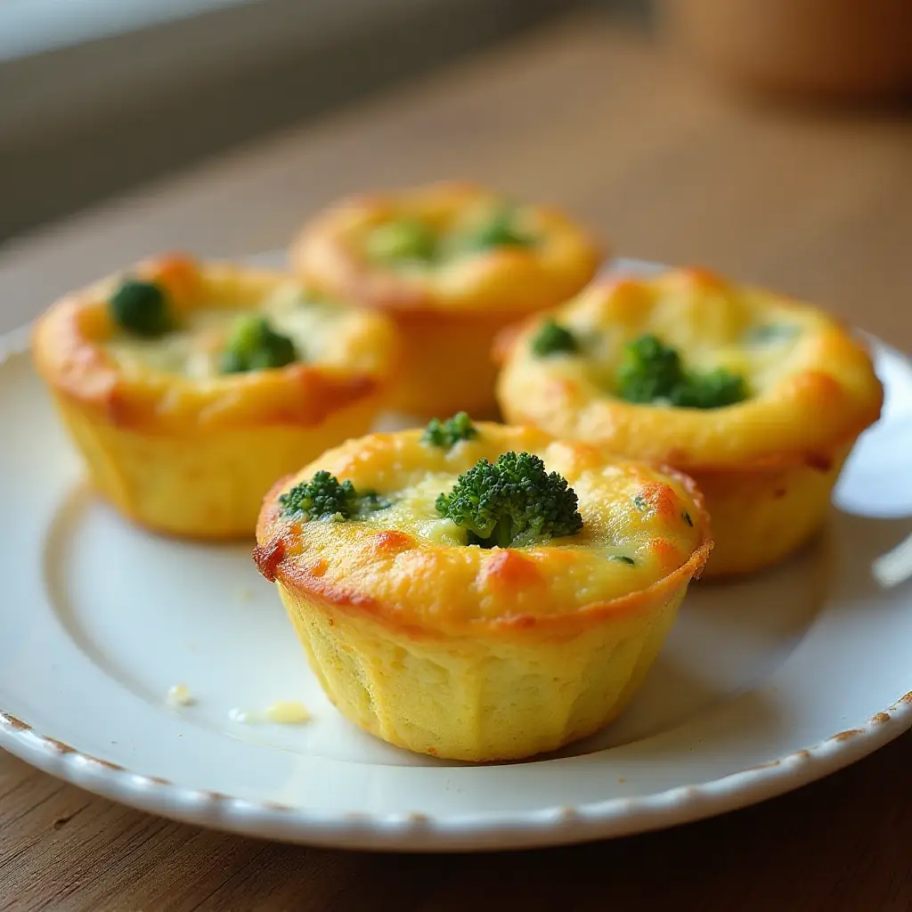 Crustless Cottage Cheese Mini Quiches