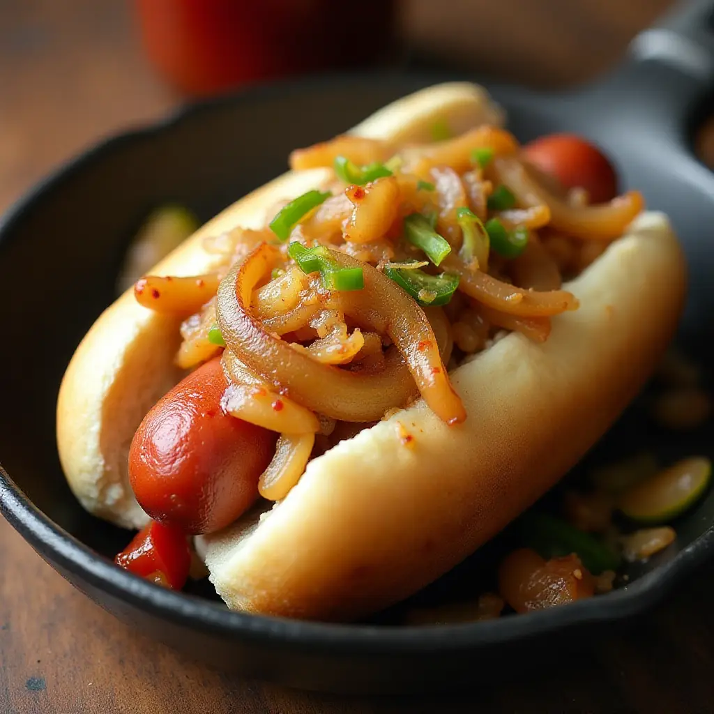 New York Pushcart Onions (For Hot Dogs)
