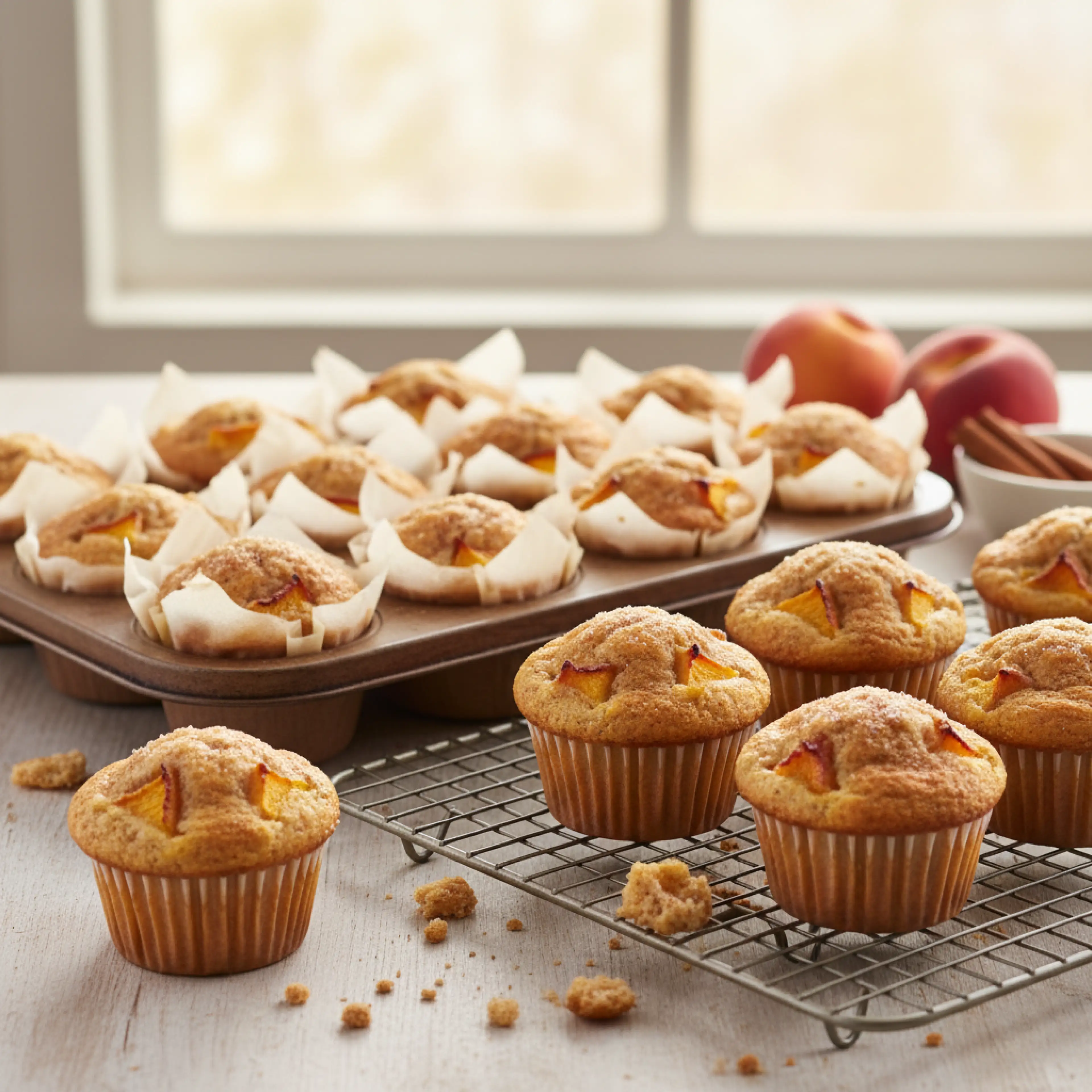 Peach Muffins