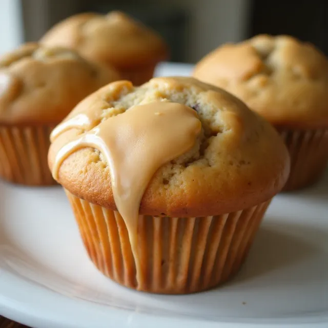 Peanut Butter Banana Muffins