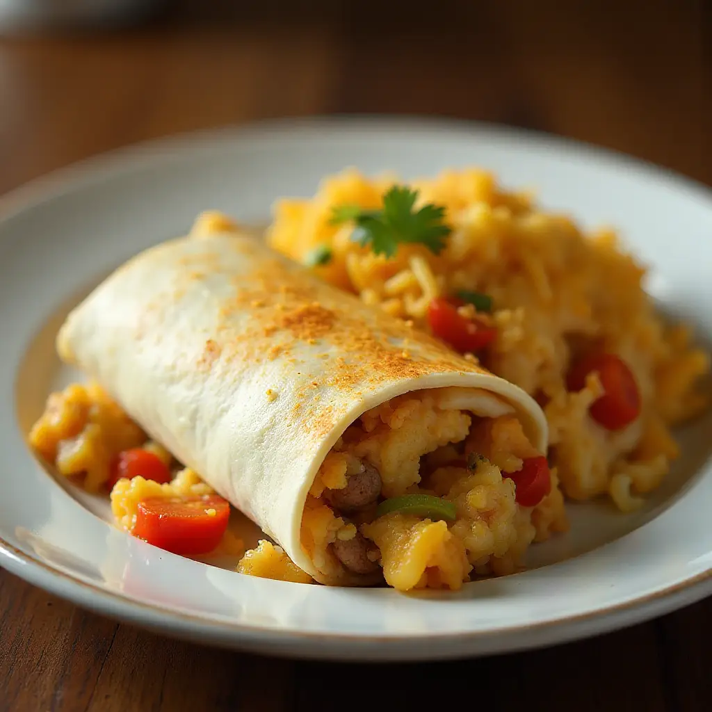 Slow Cooker Breakfast Burritos