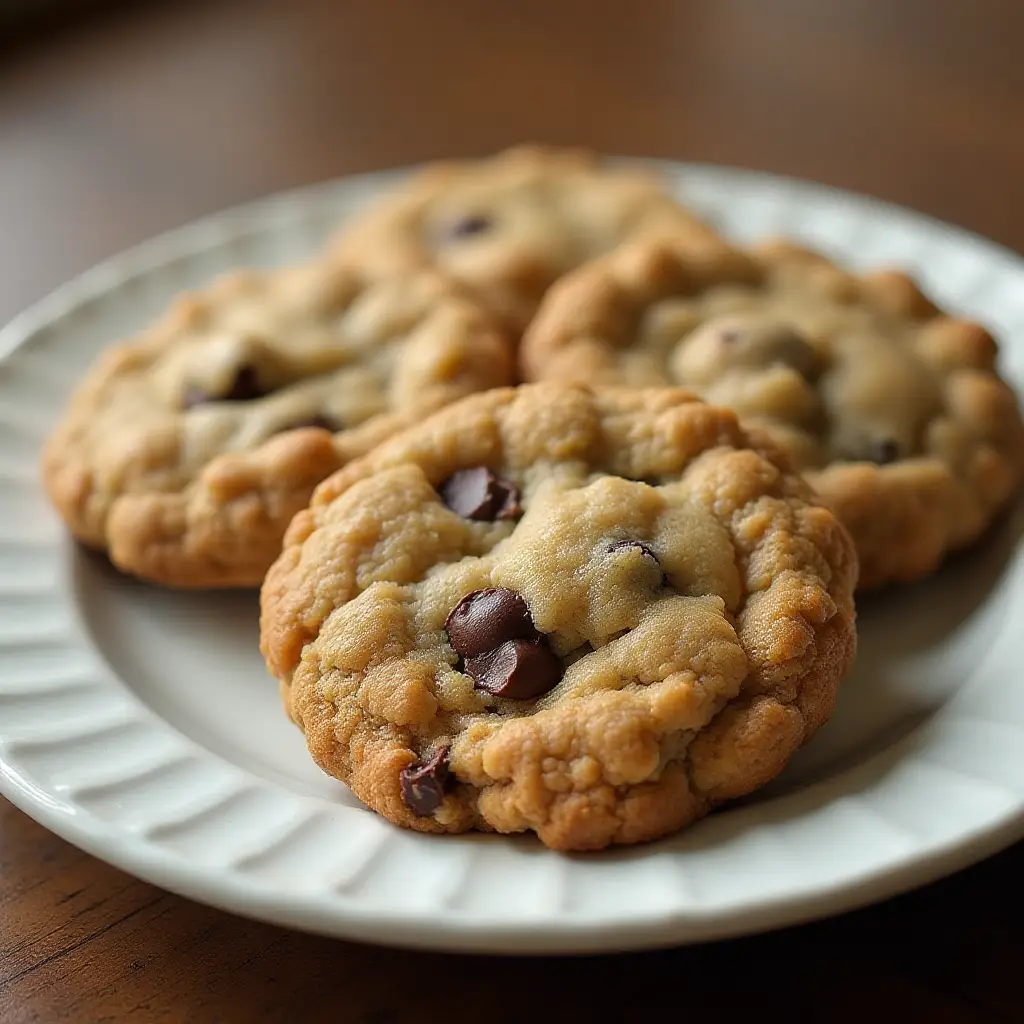 Crisp Oatmeal Cookies
