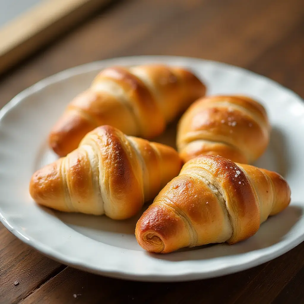 Air Fryer Pretzel Crescent Rolls