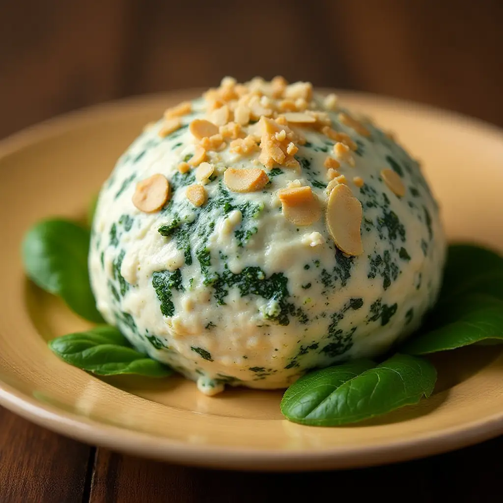 Spinach and Gorgonzola Cheese Ball