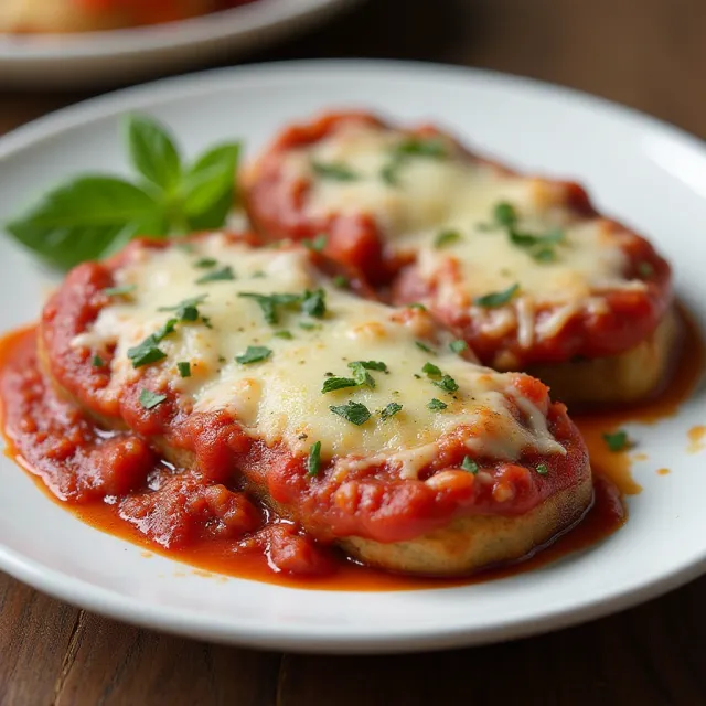 Quick Eggplant Parmesan