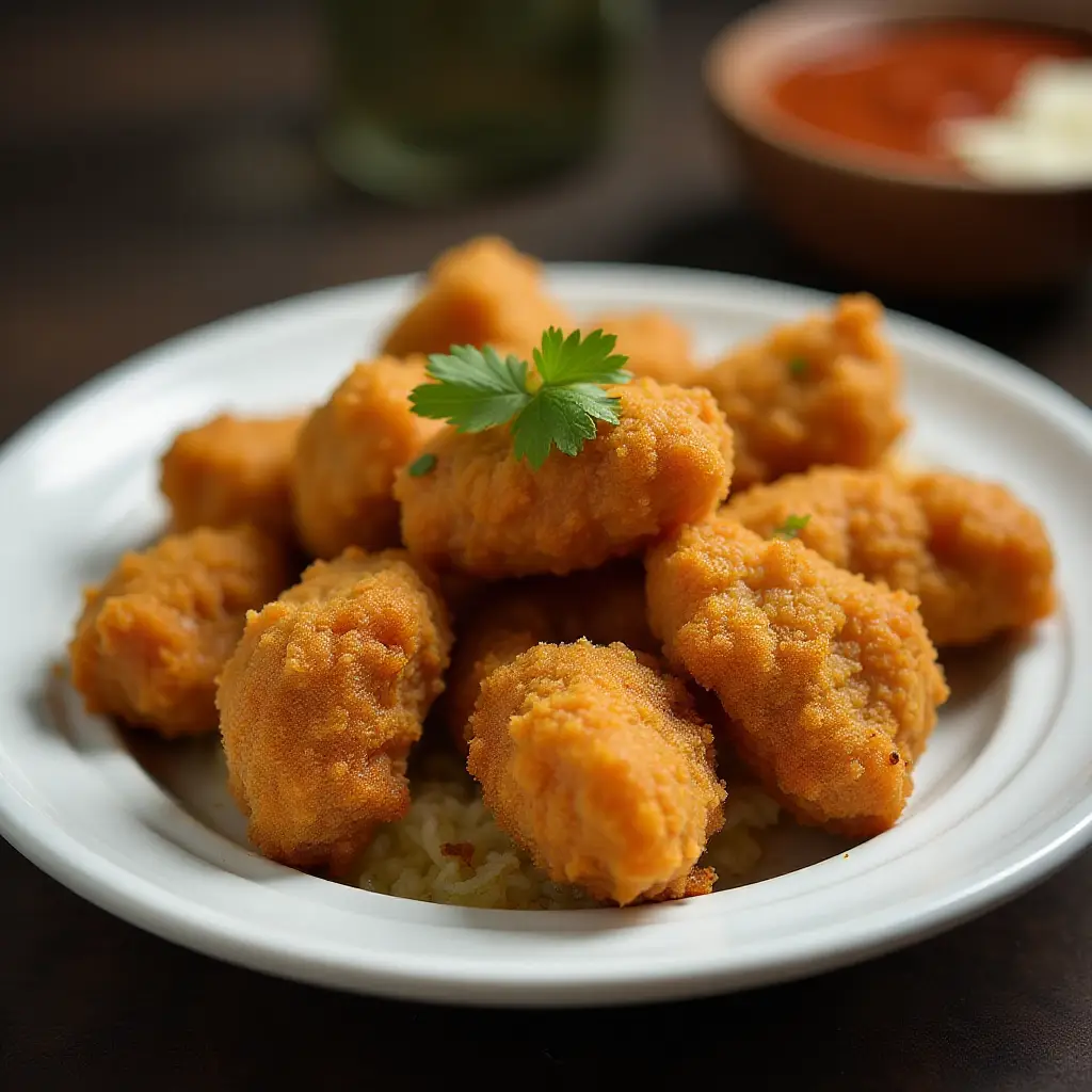 Fried Chicken Chunks (Chicharrones De Pollo) Dominican