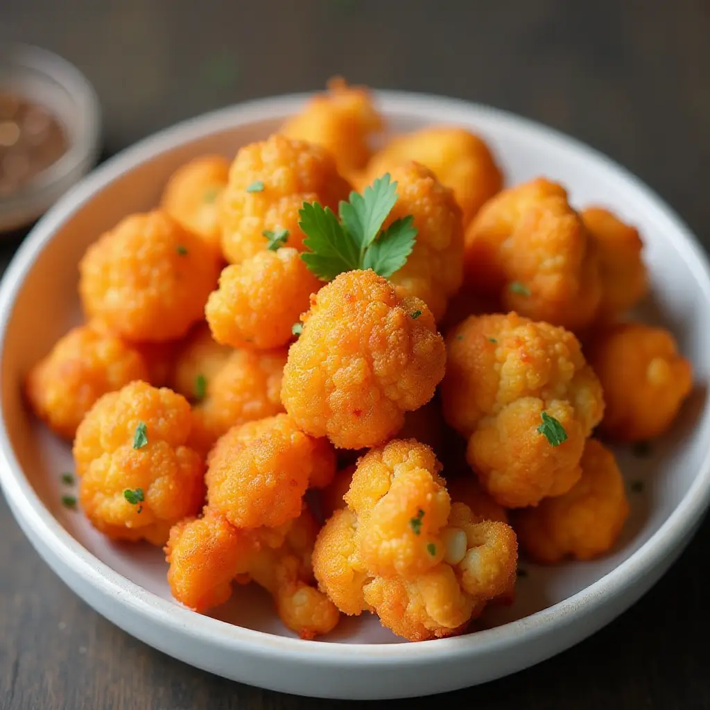 Air Fryer Buffalo Cauliflower