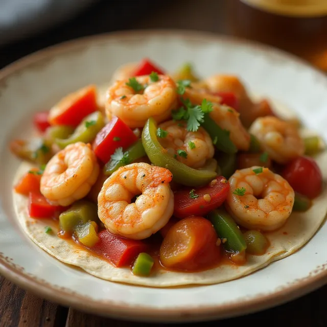 Quick and Easy Shrimp Fajitas