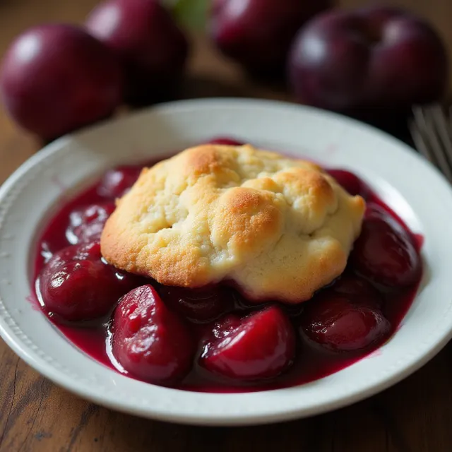 Plum Cobbler