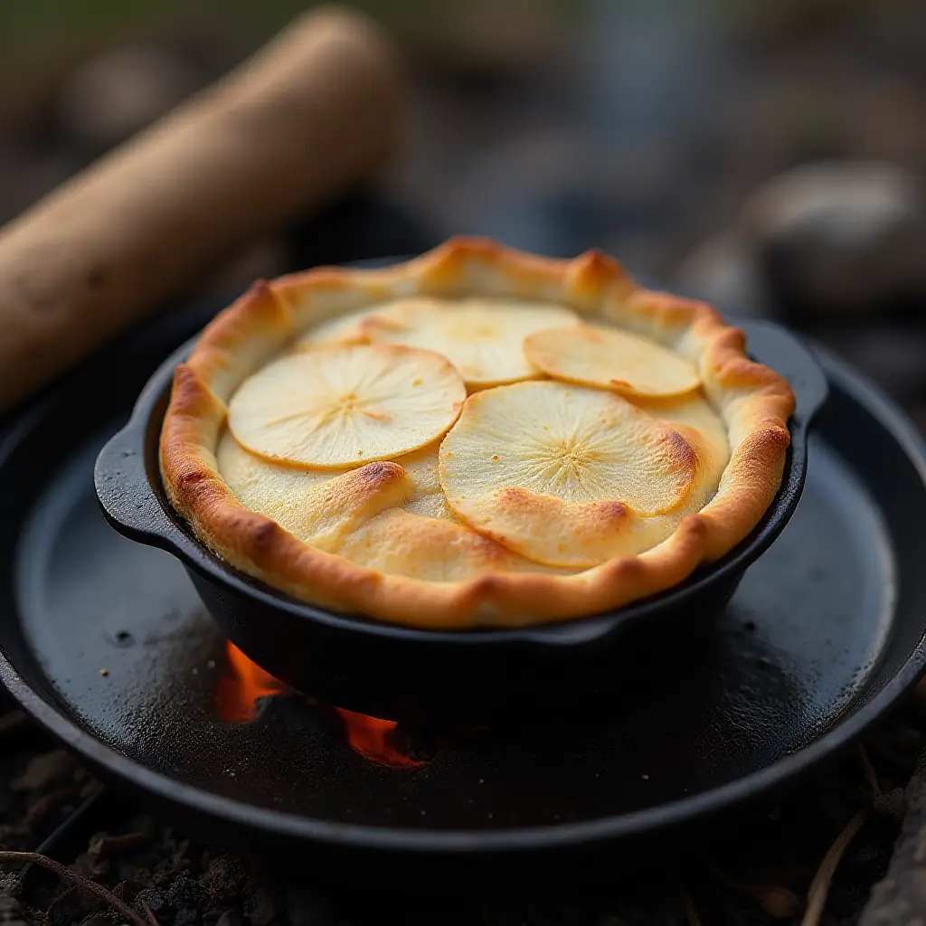 Campfire Apple Pie