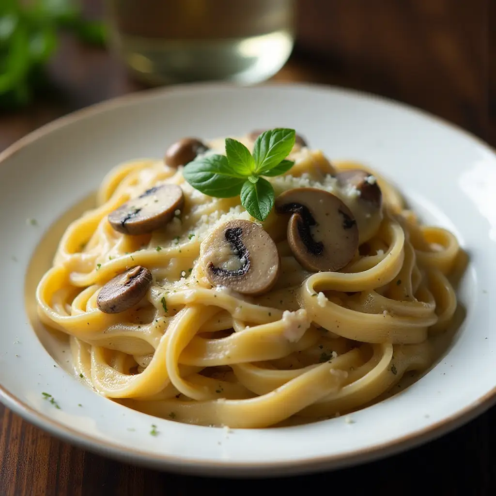 Creamy Mushroom Pasta