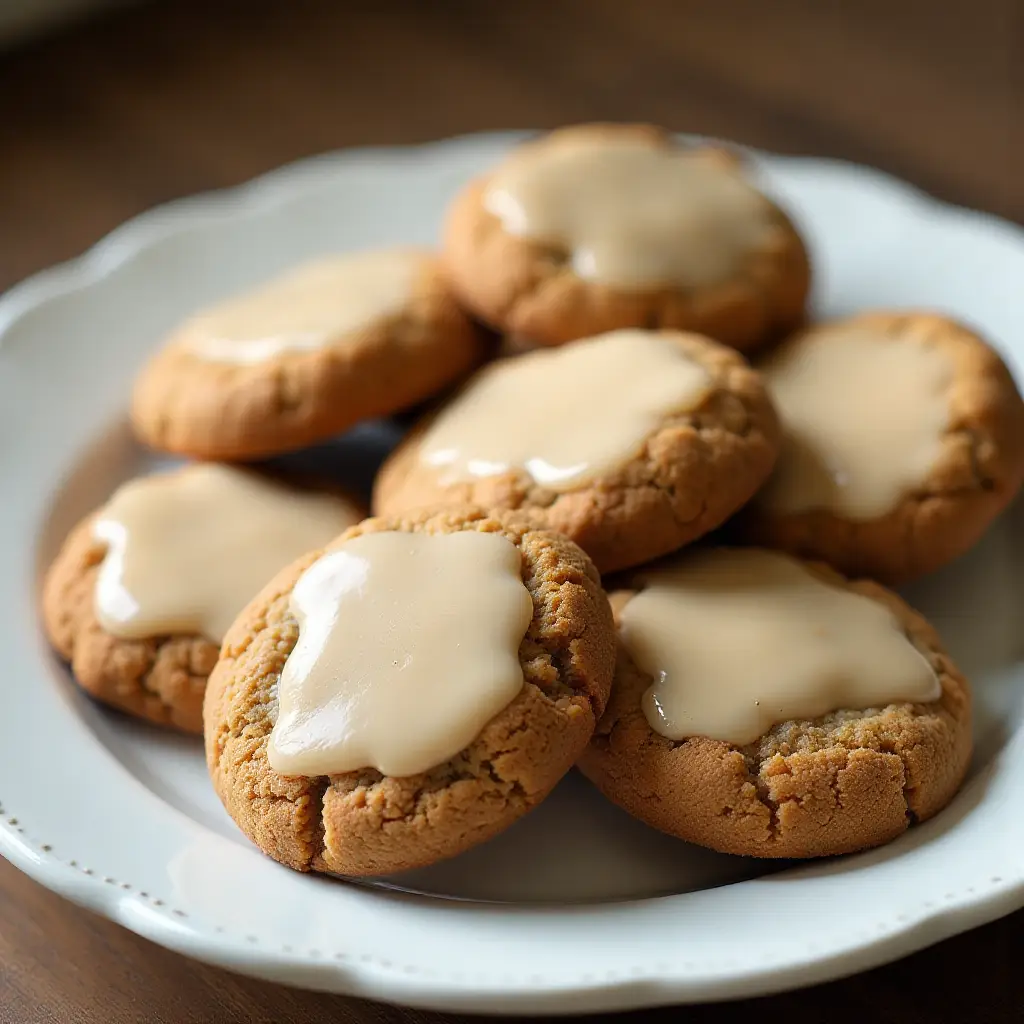 Ginger Cookies with Orange Glaze