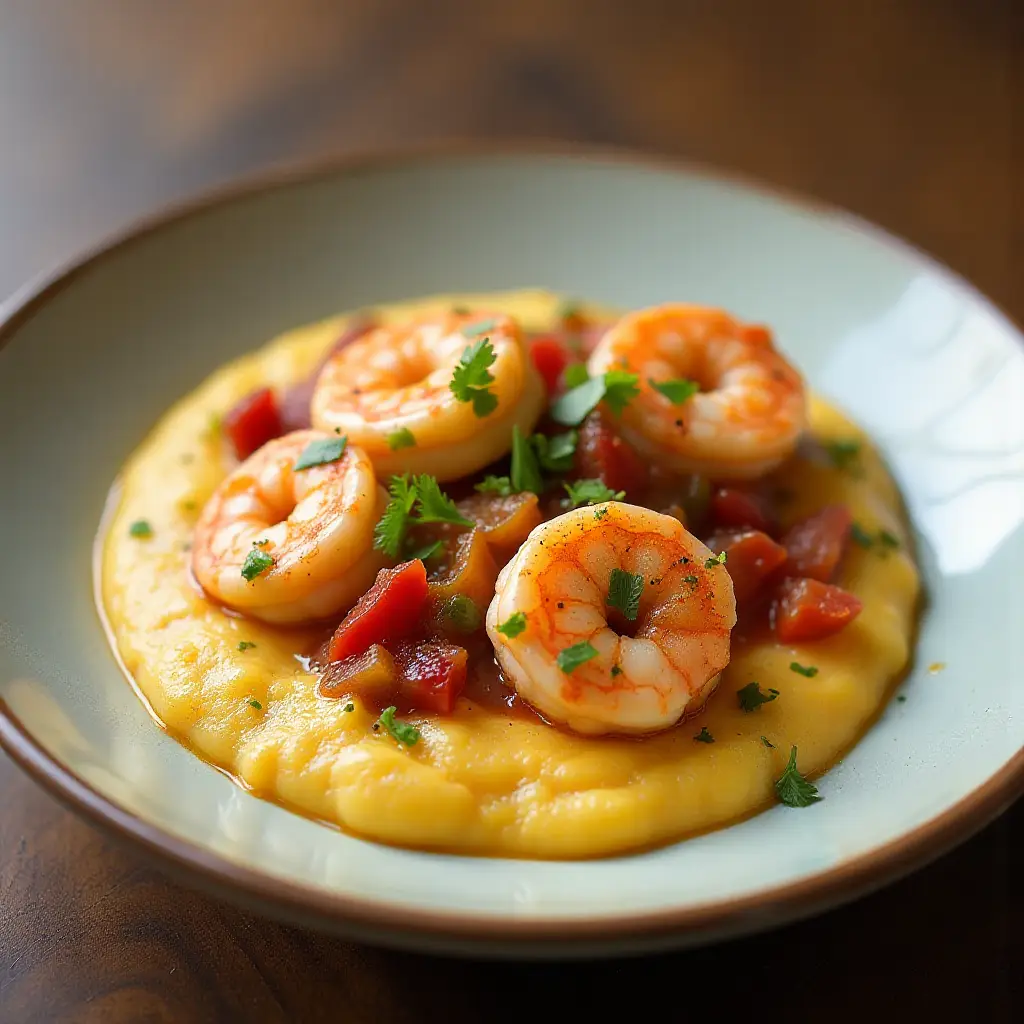 South of the Border Shrimp and Grits