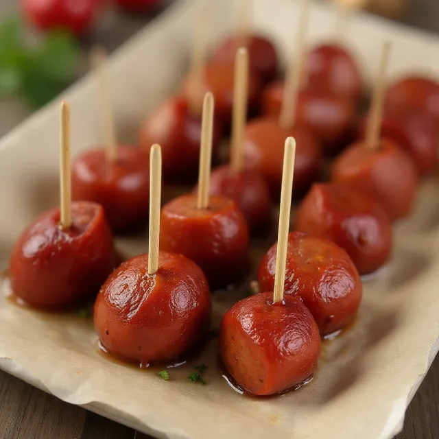 TikTok Candied Kielbasa Bites