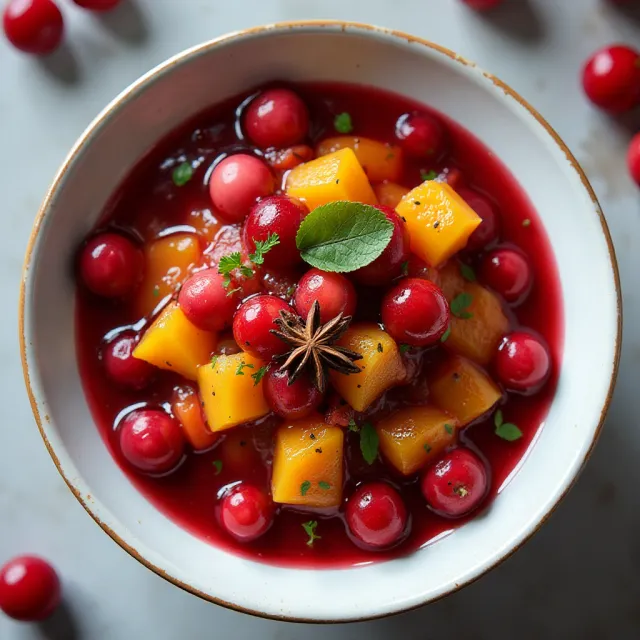 Chef John's Mango Cranberry Sauce