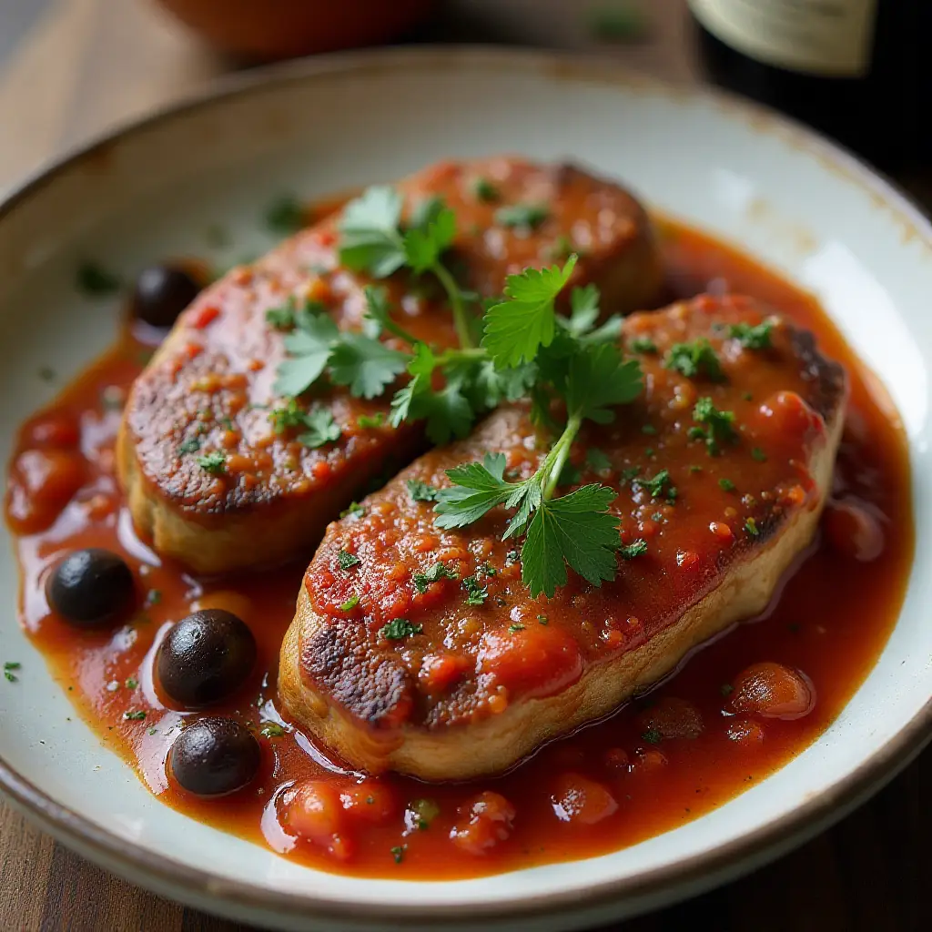 Italian Steak Pizzaiola